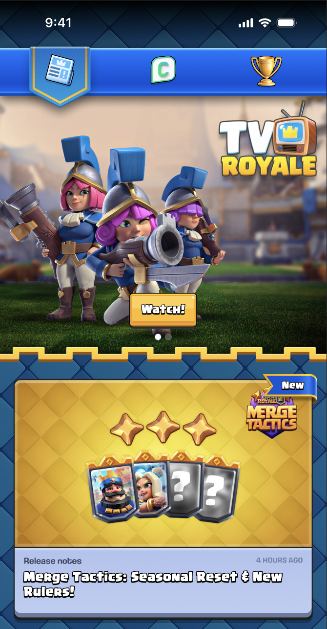Community Hub content platform in Clash Royale